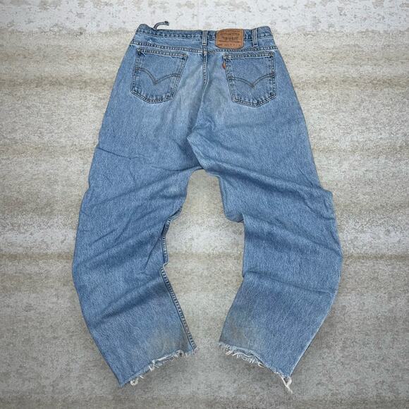 Levi's Other - Vintage Orange Tab Levis Jeans 560 Baggy Fit Tapered Light Wash 100% Cotton 90s